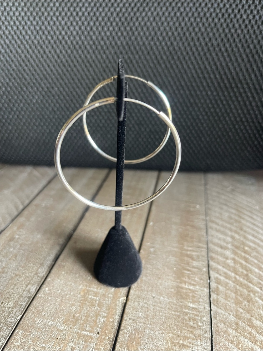 Silver Hoop Earrings - Classic Large Silver Hoops